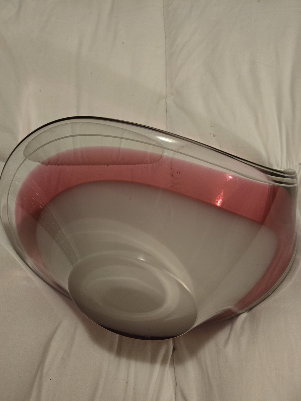 Flygsfors MCM Ruby & White Swedish Cenerpiece - Picture 4 of 10